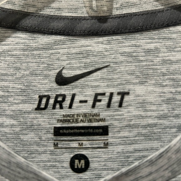 Nike Heather Gray Ole Miss Long Sleeve Dri-Fit Shirt, Men’s M - Picture 4 of 6